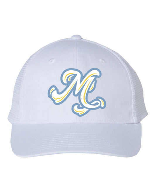 Mayos Mesh-Back Twill Trucker Cap